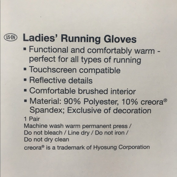 💜 NWT Ladies Medium Purple Running Gloves 💜 - Picture 7 of 7